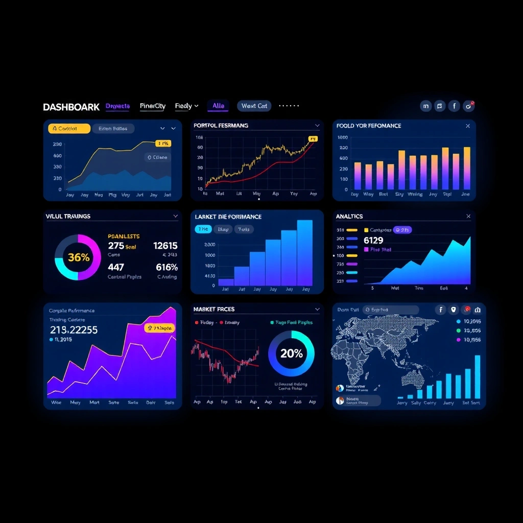 Financial data visualization with gaming elements